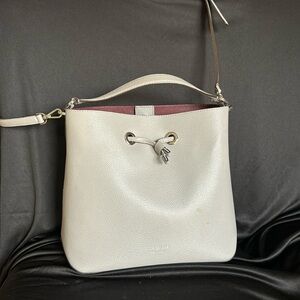 Kate Spade grey Bucket bag